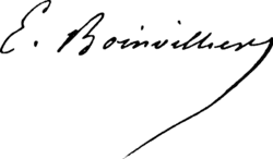 signature d'Ernest-Éloi Boinvilliers