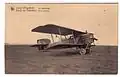 Breguet 14 belge, B-1, avec un moteur Renault à la base militaire belge d'Elsenborn vers 1920.