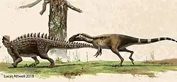 Description de l'image Emausaurus Hagen Theropod.jpg.