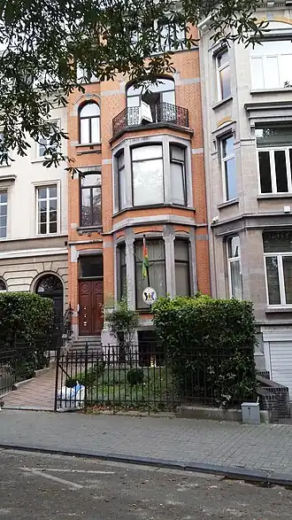 Vue de la mission diplomatique