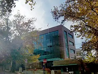 Vue de la mission diplomatique