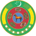 Emblème du Turkménistan (2000-2003)