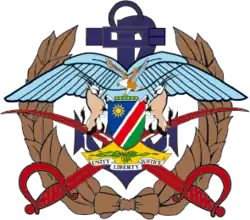 Emblème de la force de défense namibienne.