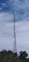 Émetteur DAB+ pour Bourg-en-Bresse (vue de profil).