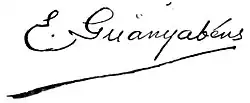 signature d'Emili Guanyavents