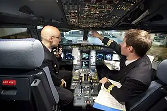 En vol avec Air France en 2016.