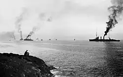 Le SMS Emden à Scapa Flow