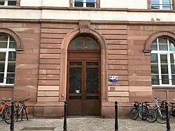 Porte d'entrée bâtiment Lamartine