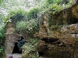 Entrée de la grotte