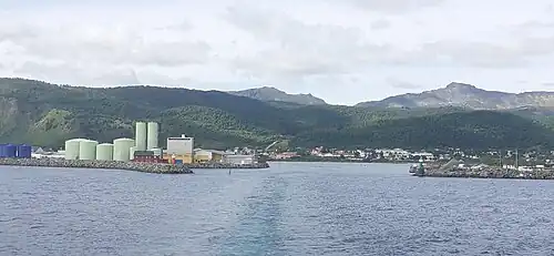 Entrée du port de Melbu