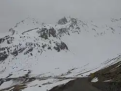 Approche du tunnel, côté français.