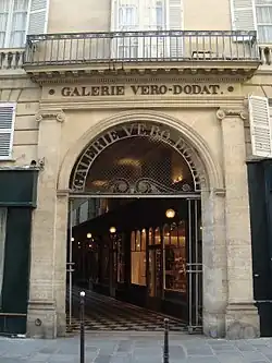 Galerie Véro-Dodat, entrée.