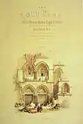 L'échelle représentée par David Roberts vers 1842-1849