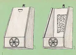 Râpe à fromage à couvercle à glissière, fermé et ouvert