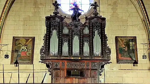 ancienne cathédrale d'Entrevaux 1717