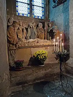 Basilique Saint-Maurice (Mise au tombeau dans le bras droit du transept).