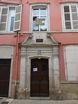 No&nbsp;6 : maison canoniale de la comtesse de Gourcy, abbesse d'Épinal (1789-1791)