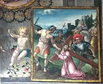 Nicolas Bellot, XVIIe&nbsp;siècledétail de la Passion du ChristÉpinal.