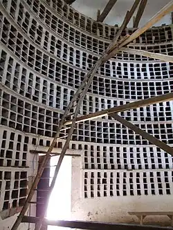 Intérieur du colombier du château d'Époisses(Côte-d'Or)..