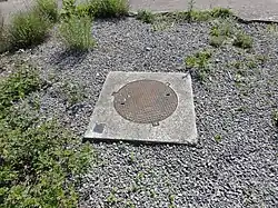 La tête de puits matérialisée Sébastopol.