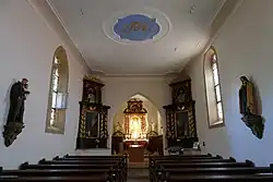 Intérieur de la chapelle.