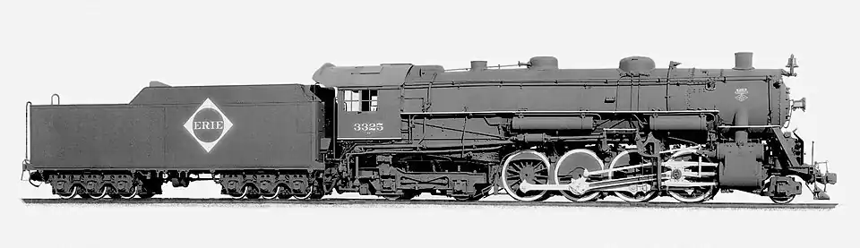 Une Berkshire à « tender séparé » américaine.