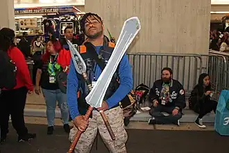 Cosplay d'Erik Killmonger.