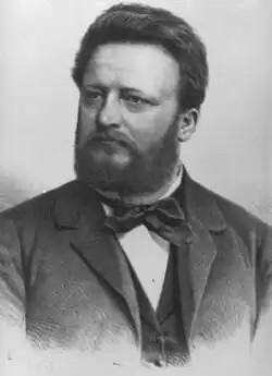 Portrait d'Ernst Bareuther&nbsp;(de) (avant 1883).