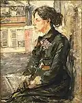 Portrait de Louise Catherine Breslau par Ernst Josephson (1886)