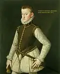 Alonso Sánchez Coello, Ernest, archiduc d'Autriche, 1568, Royal Collection
