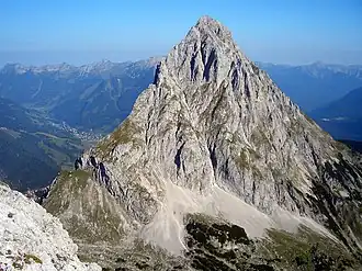 Vue depuis le sud-ouest.