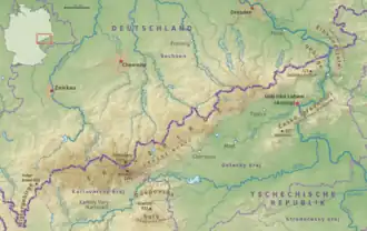 Carte des monts Métallifères.