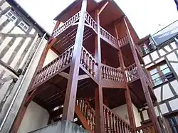 Escalier et galeries, rue Colbert