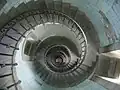 Escalier du corps, vu d'en-haut.