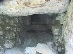 Ancien escalier sur la voie romaine