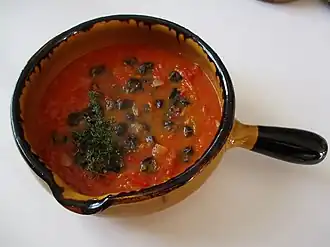 Escargots à la provençale (variante).