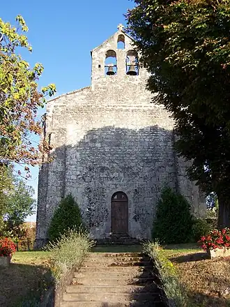 Façade occidentale de l'église Saint-Blaise. (sept.&nbsp;2012)