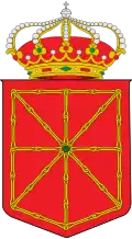 Blason de la Navarre approuvé par la députation forale de Navarre en 1910. (1910-1931)