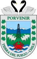 Blason de Porvenirville et commune du Chili