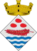 Blason de Riudellots de la Selva