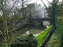 L'Yser au château d'Esquelbecq.