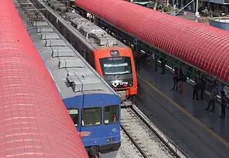 Gare de Poá.Plateformes.