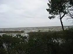 L'étang en période de crues