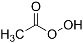 Peroxyacetic acid, a peroxycarboxylic acid (formula: &nbsp;(RCO3H), is a reagent in organic synthesis.