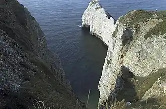 Porte d'Amont vu de haut.