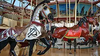 Ancien carrousel de Euclid Beach Park exposé au Cleveland History Center