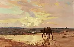 Dans les hauts plateaux, après l'orage