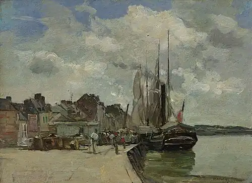 Honfleur, Le Port,1858-1862Museum Barberini, Potsdam.