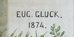 signature d'Eugène Gluck