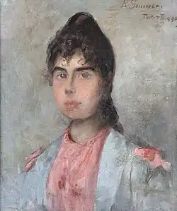 Portrait de Mathilde Delattre, 1890 (coll. particulière)